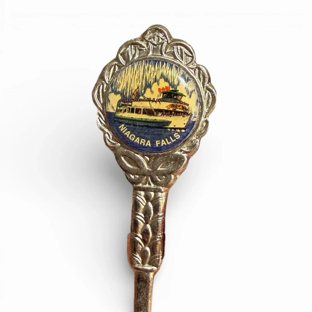 Vintage Souvenir Spoon Lot of (3) – Niagara Falls Canada &‎ USA